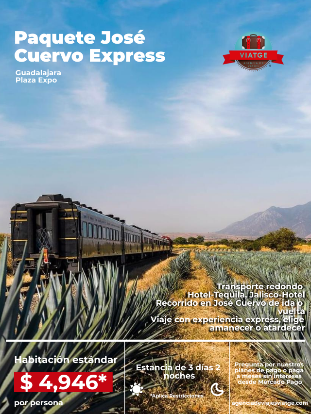 Tren Jose Cuervo Express Viatge