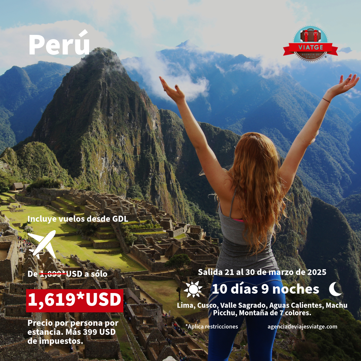 Conoce Perú y sus maravillas naturales y culturales con este paquete que tenemos para ti. ¡Da clic y comienza tu próxima aventura!