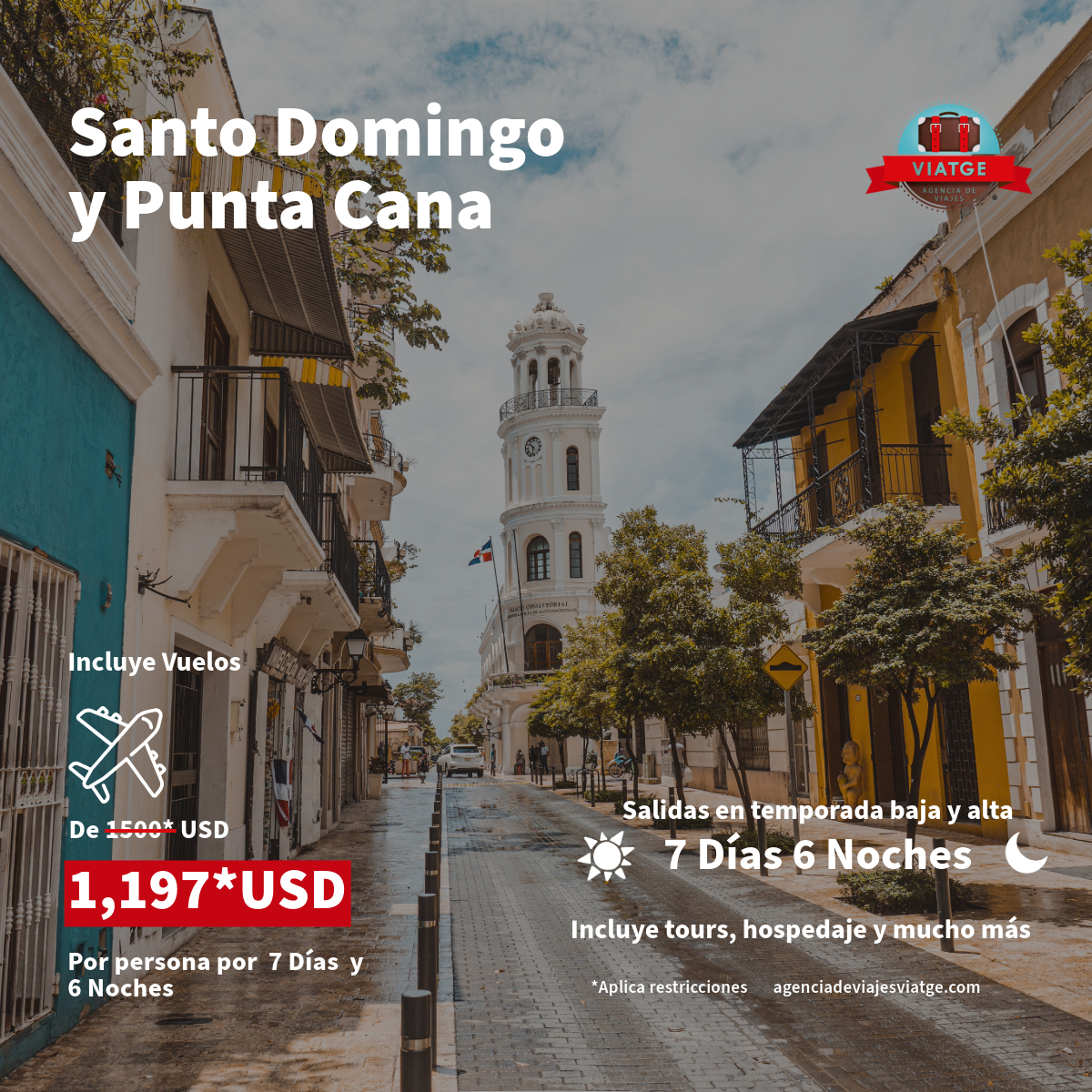 Santo Domingo y Punta Cana con Viatge